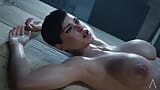 Amazonium - 3D Futanari Shemale folla un agujero ANAL apretado, Catwoman Futa Sex snapshot 2