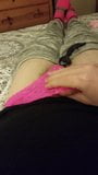 Cumming in Pink Lacy Panties snapshot 4