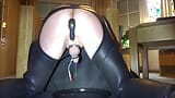 Prostate massaging and cock e-stim with anal shock vibrator snapshot 5