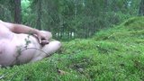 Masturbation in forest snapshot 10