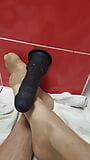 Footjob in pantyhose snapshot 4