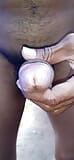 Cumshort Big Black Cock Indian Man Handjob snapshot 5