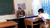 Teacher Is Delighted With His Detention Babe as She Gulps Down His Cum snapshot 1