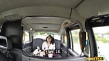 Fake Taxi - 18yr old petite Asian babe gets her ass spanked, pussy filled and face splattered! snapshot 2