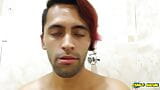 Filling a cup with spit and Jerking off with it until I cum - Camilo Brown snapshot 1