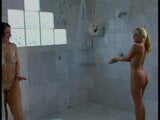 Hot ass blonde and black hair coed dildo fucking in shower snapshot 12