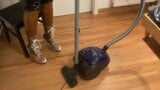 Latex Housework, Fetish Masturbation and Cum Eating snapshot 3