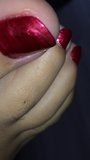 Sexy feet red nailpolish snapshot 3