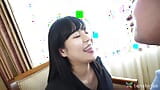 Hot Rei Hoshino with big tits sucks dick and gets gently stuffed with it. snapshot 3