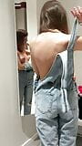 My lover filmed me with a smartphone in the fitting room when I undressed. snapshot 9