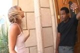 Skinny Blonde Slut Gangbang by Black Guys snapshot 1