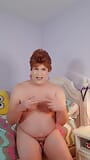 Dirty, nasty redhead tranny whore cums for you! snapshot 16