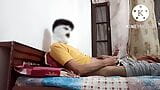 Hetero, schwuler Junge, Masturbation in Unterwäsche snapshot 7