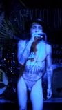 guy singing naked at concert snapshot 4