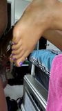 Bawełniane fioletowe palce u nogi reverse footjob część 2 snapshot 2