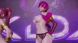 R18-MMD Stellar - обнаженный танец с марионеткой Kda Girls snapshot 10