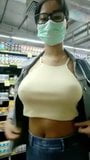 Big Asian Tits in Grocery Store snapshot 4