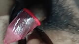 Indian desi Milf Mom Teaches  her Son How to Use condom in  His Penis ,Huge hairy cock  cumshot snapshot 2