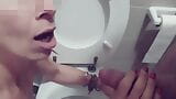 Power piss (piss on toilet and mouth compilation) snapshot 2