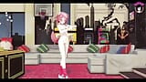 Corone Inugami - capelli sexy e danza (hentai 3D) snapshot 3