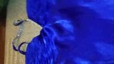 Hot Blue Satin Prom Dress snapshot 1