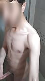 Masturbation and cumshot while bathing and showering, amateur Iranian nude boy bathing  part2 (Danieltp2002) snapshot 7