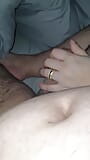 Step mom handjob step son dick under blanket on Friday night snapshot 7