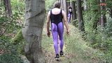 im Freien im Hautengen Catsuit und Stringbody snapshot 4