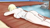 Naruto: Kunoichi Trainer - Busty Blonde Hentai Teen Samui Big Ass Massage And Cumshot On Her Body - Anime Sex Game - #5 snapshot 13