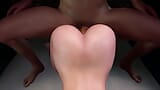 Chica del pelo azul folla al estilo perrito - clip corto porno 3d snapshot 15