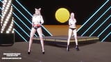 Mmd girl crush - oppa, 섹시한 kpop 댄스 ahri seraphine 4k 리그 오브 레전드 헨타이 snapshot 7