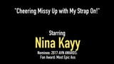 Офигенная задница Nina Kayy и траха страпона с большой жопой Missy Martinez! snapshot 1