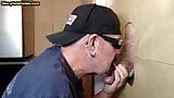 Mature gloryhole DILF enjoys giving POV blowjob in duo snapshot 6