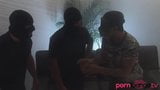 Curvy mistresses get banged and jerk intruders snapshot 2