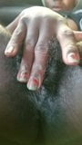 Hairy black girl hasn't shaved in months snapshot 2