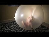 Pop and masturbing inside giant balloon snapshot 11