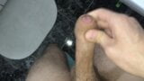 Young Hunk Is Wank Uncut Cock And Cum In Bath snapshot 7