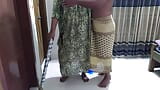Ägyptischer dicker arsch & riesige möpse, heiße bbw-tante fegt das Zimmer, als nachbars typ anal ficken und sperma in ihren arsch gibt - muslim snapshot 9