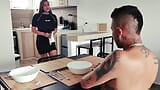 Thomas stops time and fucks his stepmother in the kitchen snapshot 3