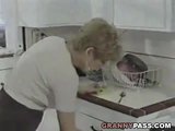 Granny Fucks Young Dick In The Kitchen snapshot 1