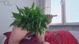 Hairy Pussy Nettle Torture Compilation : big cunt tortured with nettles in panties, spanking outdoors, insertion snapshot 7