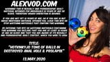 Hotkinkyjo tons of balls in destroyed anal hole & prolapse snapshot 2