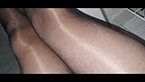 Rubbing my dick in layered pantyhose snapshot 5