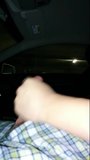 asian guy jacking wanking cumming in car public garage (me) snapshot 9