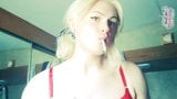 Hot Lil Klhoe In pigtails Smoking fetish snapshot 6