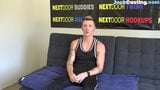 Tattooed casting jock cums during solo session snapshot 5