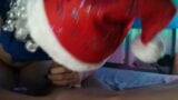 Pretty woman gave a blowjob for Christmas snapshot 8