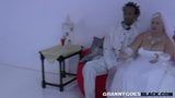 Grandma bride sucks black dick snapshot 3