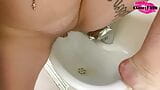 Classy PISSES in a publc sink !!! snapshot 2