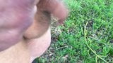 Outdoors foreskin - with wanking snapshot 2